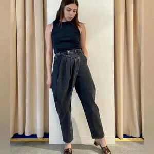 GOLDSIGN pleat wrap jeans